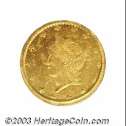 1863 25C Liberty Round 25 Cents, BG-820, R.5, MS63 PCGS.