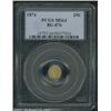 Image 1 : 1874 25C Indian Round 25 Cents, BG-876, R.5, MS64 PCGS.