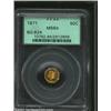 Image 1 : 1871 50C Liberty Octagonal 50 Cents, BG-924, R.4, MS64 PCGS.