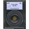 Image 1 : 1871 50C Liberty Octagonal 50 Cents, BG-926, R.7, AU58 PCGS.