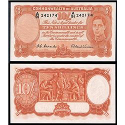 Australia, Ten Shillings, Coombs/Wilson (1952) (R.15) A/91 242174