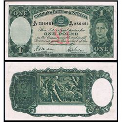 Australia, One Pound, Sheehan/McFarlane (1938) (R.39) O/27 256451