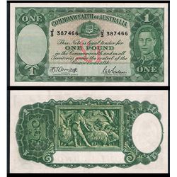 Australia, One Pound, Armitage/McFarlane (1942) (R.30b) J/3 387466