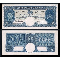 Australia, Five Pounds, Coombs/Wilson (1952) (R.48) S/40 041942