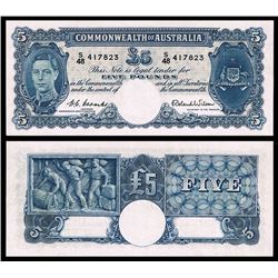 Australia, Five Pounds, Coombs/Wilson (1952) (R.48) S/48 417823