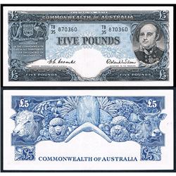 Australia, Five Pounds, Coombs/Wilson (1954) (R.49) TB/35 870360