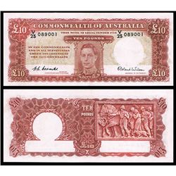 Australia, Ten Pounds, Coombs/Wilson (1952) (R.61) V/23 089001