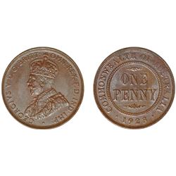 Australia, Penny, George V, 1923