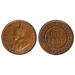 Australia, Penny, George V, 1925