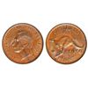 Australia, Penny, George VI, 1950Y