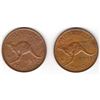 Australia, Penny, George VI, 1951Y, 1952A
