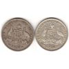 Australia, Florin, George V, 1912, 1915
