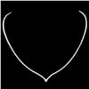 Image 1 : ^18k White Gold 3.50ct Diamond Necklace