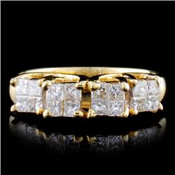 18K Yellow Gold 0.57ct Diamond Ring