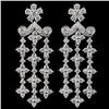 18K White Gold 2.38ct Diamond Earrings
