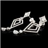 Image 2 : 18K Gold 2.01ctw Diamond Earrings