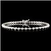 Image 1 : 18K Gold 2.00ctw Diamond Bracelet