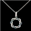 Image 2 : 14K Gold 0.26ctw Fancy Color Diamond Pendant