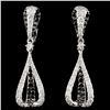 Image 1 : 14K Gold 1.61ctw Fancy Color Diamond Earrings