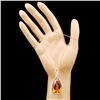 Image 3 : 14K Gold 41.37ct Citrine & 1.05ctw Diamond Pendant