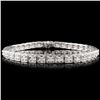 Image 1 : 14K White Gold 2.00ctw Diamond Bracelet
