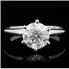 Image 1 : 14K White Gold 1.51ct Diamond Solitaire Ring