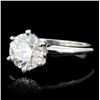 Image 2 : 14K White Gold 1.51ct Diamond Solitaire Ring