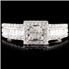 Image 1 : 14K Gold 0.61ctw Diamond Ring