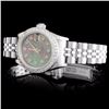 Image 2 : Rolex SS DateJust 1.00ct Diamond Ladies Wristwatch