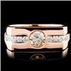 Image 1 : 14K Gold 0.83ctw Diamond Ring