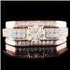 Image 1 : 14K Gold 0.93ctw Diamond Ring