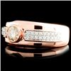 Image 2 : 14K Gold 0.85ctw Diamond Ring