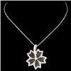 Image 2 : 14K Gold 1.01ctw Fancy Color Diamond Pendant