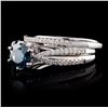 Image 2 : 18K White Gold 1.24ctw Fancy Diamond Ring