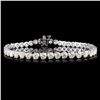 Image 1 : 14K Gold 6.25ctw Diamond Bracelet