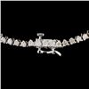 Image 3 : 14K Gold 8.60ctw Diamond Necklace