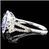 Image 3 : 14K Gold 1.82ct Tanzanite & 0.48ctw Diamond Ring