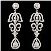 Image 1 : 14K Gold 1.77ctw Diamond Earrings