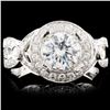 Image 1 : 14K Gold 1.82ctw Diamond Ring