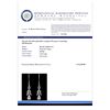 Image 3 : 14K Gold 1.67ctw Diamond Earrings