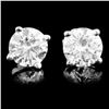 Image 1 : 14K Gold 1.06ctw Diamond Earrings