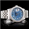 Image 2 : Rolex SS DateJust 1.00ctw Diamond Wristwatch