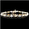 Image 1 : 14K Gold 0.25ctw Diamond Bracelet