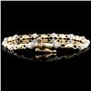 Image 2 : 14K Gold 0.25ctw Diamond Bracelet