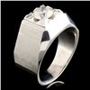 Image 2 : 14K White Gold 0.90ct Diamond Ring