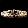 Image 1 : 14K Yellow Gold 3.00ctw Diamond Bracelet