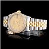 Image 2 : Rolex DateJust 1.00ct Diamond Men's Watch