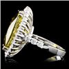 Image 3 : 18K Gold 15.81ct Tourmaline & 1.07ct Diamond Ring