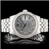 Image 1 : Rolex SS DateJust 1.50ct Diamond Gents Wristwatch