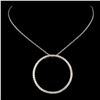 Image 2 : 14K Gold 1.23ctw Diamond Pendant